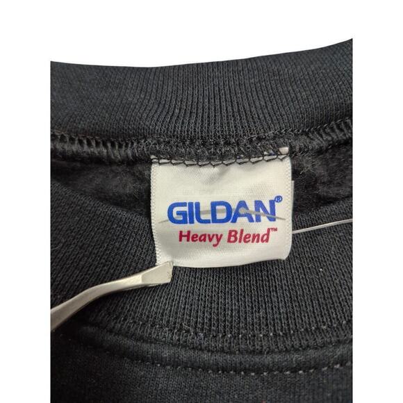 NWT VTG K-Mart Gildan Heavy Blend cot/poly Blk Sweatshirt Eagle graphic Sz M - Picture 3 of 6